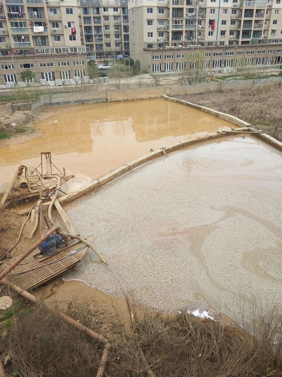 渝水沉淀池淤泥清理-厂区废水池淤泥清淤